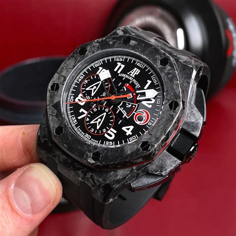 audemars piguet royal oak carbon fiber|Audemars Piguet carbon case.